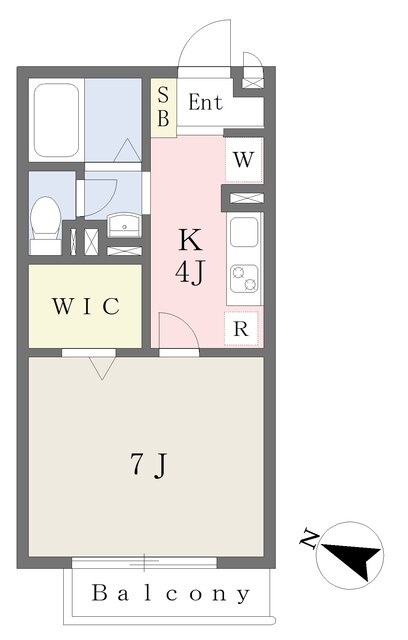 ＨＩＬＬＣＲＥＳＴ 1階 1K 賃貸物件詳細