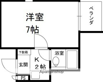 大阪府枚方市春日東町２ 津田駅 1K マンション 賃貸物件詳細