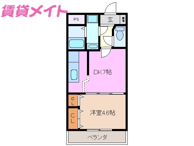 三重県桑名市大字蓮花寺 蓮花寺駅 1DK マンション 賃貸物件詳細