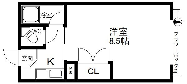 大阪府大阪市西成区岸里２ 岸里駅 1K マンション 賃貸物件詳細