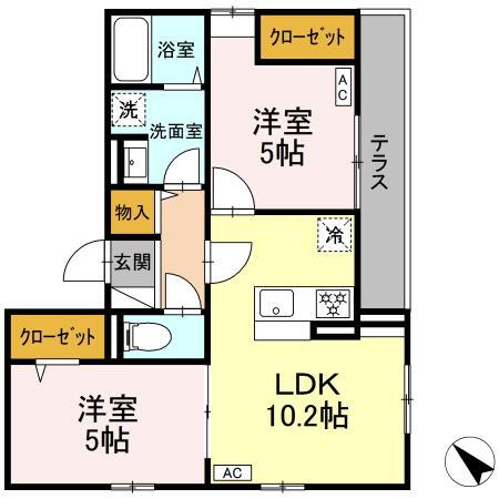 東京都町田市中町４ 町田駅 2LDK アパート 賃貸物件詳細