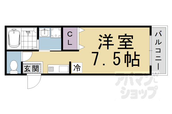 京都府長岡京市長岡２ 長岡天神駅 1K アパート 賃貸物件詳細