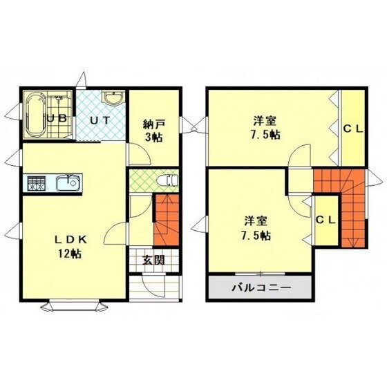 北海道茅部郡森町字鳥崎町 森駅 2SLDK 一戸建て 賃貸物件詳細