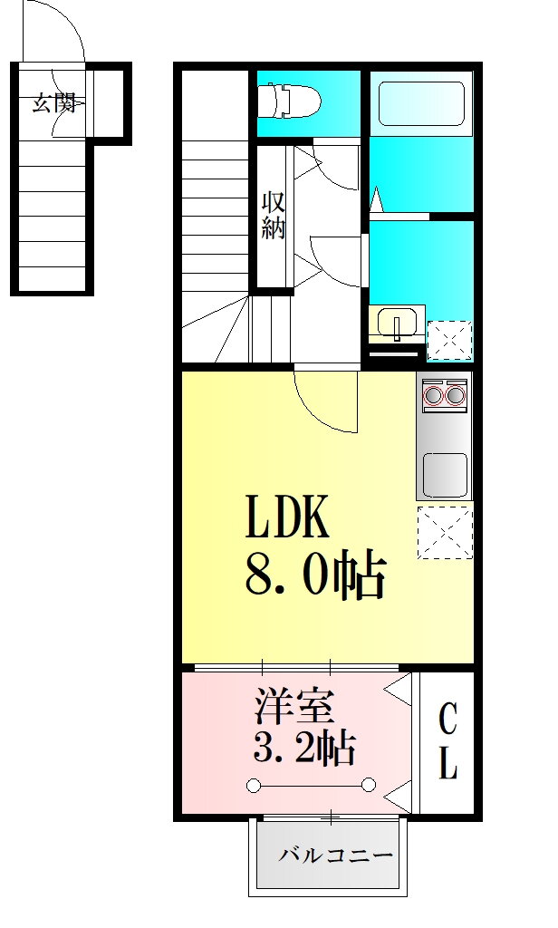 宮城県名取市上余田字千刈田 南仙台駅 1LDK アパート 賃貸物件詳細