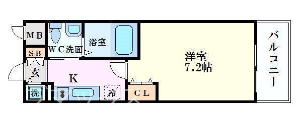 大阪府大阪市中央区玉造１ 玉造駅 1K マンション 賃貸物件詳細