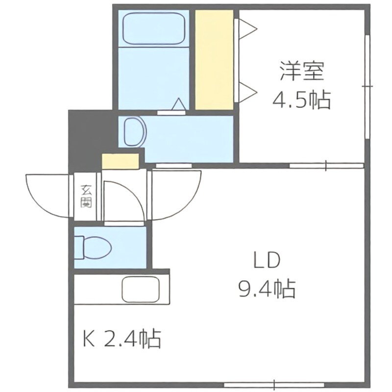 北海道札幌市豊平区美園四条５ 美園駅 1LDK マンション 賃貸物件詳細