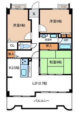 兵庫県姫路市白浜町 白浜の宮駅 3LDK マンション 賃貸物件詳細