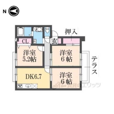奈良県桜井市大字大福 大福駅 3DK アパート 賃貸物件詳細