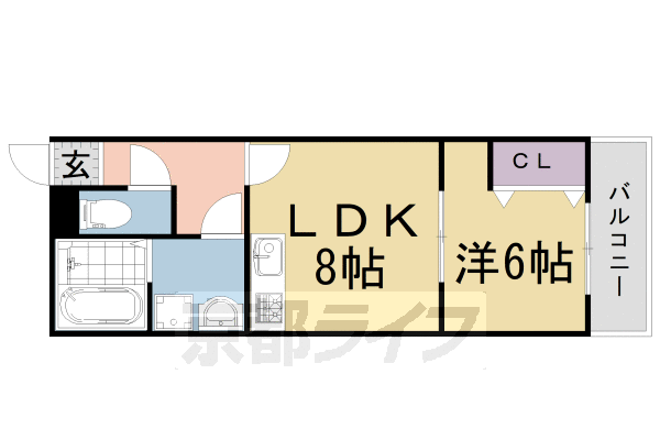 京都府京都市伏見区深草西出町 藤森駅 1LDK アパート 賃貸物件詳細