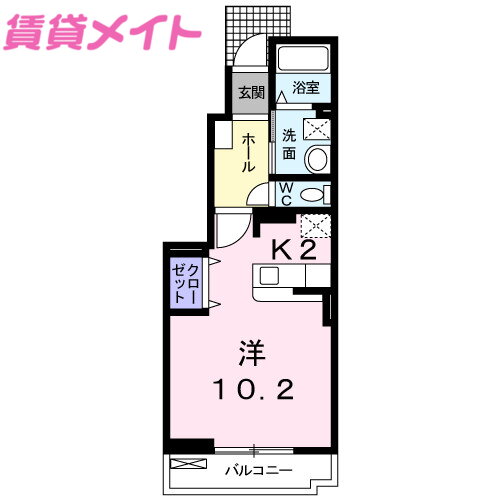 三重県津市河芸町中瀬 河芸駅 ワンルーム アパート 賃貸物件詳細