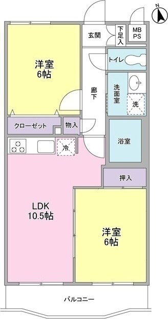 東京都品川区大井７ 大森駅 2LDK マンション 賃貸物件詳細