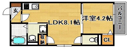 大阪府大阪市生野区巽中３ 南巽駅 1LDK アパート 賃貸物件詳細