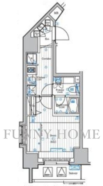 東京都世田谷区駒沢３ 駒沢大学駅 1K マンション 賃貸物件詳細