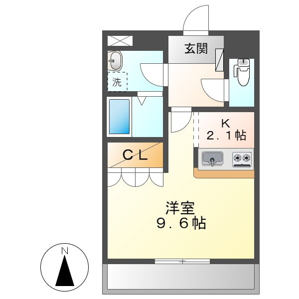 岡山県倉敷市大島 倉敷駅 1K アパート 賃貸物件詳細