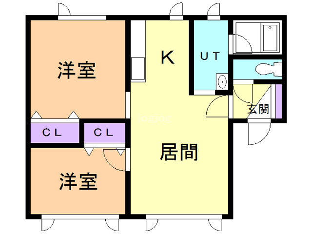 北海道北見市朝日町 2LDK アパート 賃貸物件詳細