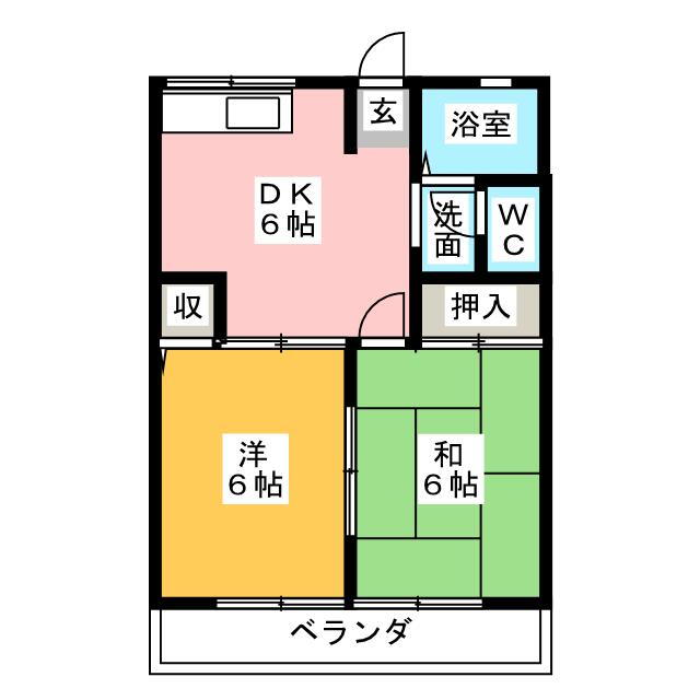 静岡県富士市厚原 入山瀬駅 2DK アパート 賃貸物件詳細