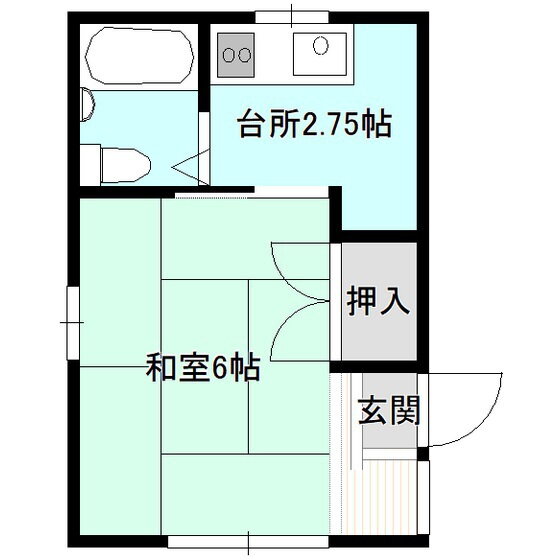 Ｗｈｉｔｅ　Ｓｈｕｔｌｅ（ホワイトシャトル） 2階 1K 賃貸物件詳細