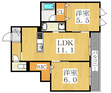 大阪府大阪市平野区加美北７ 衣摺加美北駅 2LDK マンション 賃貸物件詳細