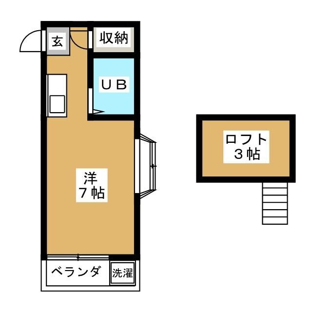 ベルビーハナタキ 2階 ワンルーム 賃貸物件詳細