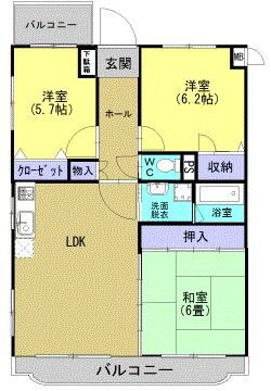 鹿児島県霧島市隼人町姫城３ 日当山駅 3LDK マンション 賃貸物件詳細