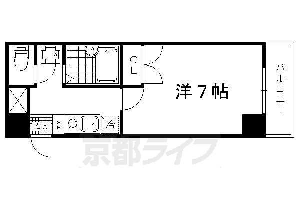 京都府京都市上京区西町 北野白梅町駅 1K マンション 賃貸物件詳細