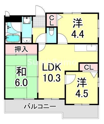 兵庫県神戸市須磨区衣掛町４ 須磨海浜公園駅 3LDK マンション 賃貸物件詳細