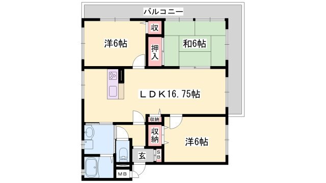 兵庫県姫路市田寺５ 播磨高岡駅 3LDK マンション 賃貸物件詳細