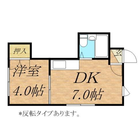 北海道札幌市北区北三十条西７ 北３４条駅 1DK アパート 賃貸物件詳細
