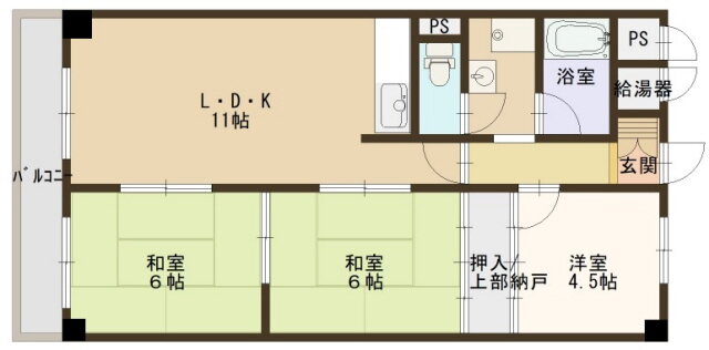 エバーグリーン車崎 8階 3LDK 賃貸物件詳細