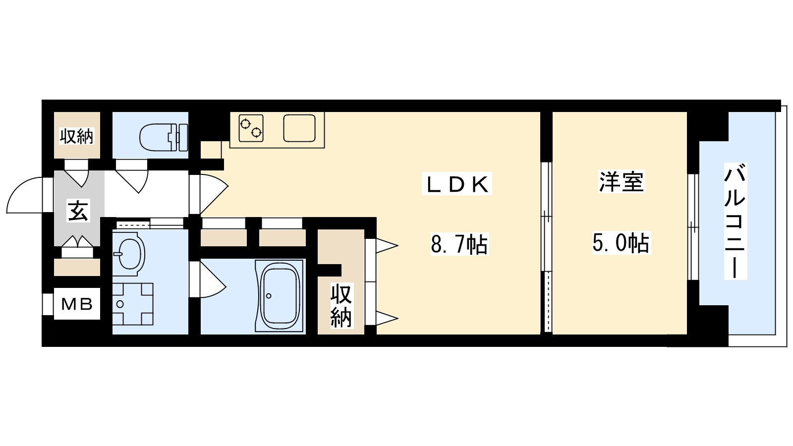 大阪府大阪市旭区高殿７ 関目高殿駅 1LDK マンション 賃貸物件詳細