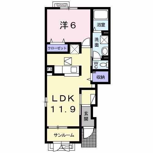 山形県東根市大字野田 さくらんぼ東根駅 1LDK アパート 賃貸物件詳細