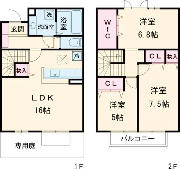 福岡県北九州市八幡西区大字本城 折尾駅 3LDK アパート 賃貸物件詳細