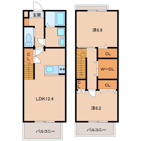 和歌山県和歌山市加納 和歌山駅 2LDK マンション 賃貸物件詳細