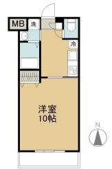 岡山県倉敷市松島 中庄駅 1K マンション 賃貸物件詳細