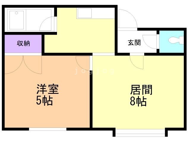 北海道札幌市白石区菊水元町八条２ 白石駅 1DK アパート 賃貸物件詳細
