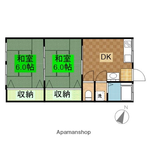 新潟県新潟市中央区姥ケ山４ 新潟駅 2DK アパート 賃貸物件詳細