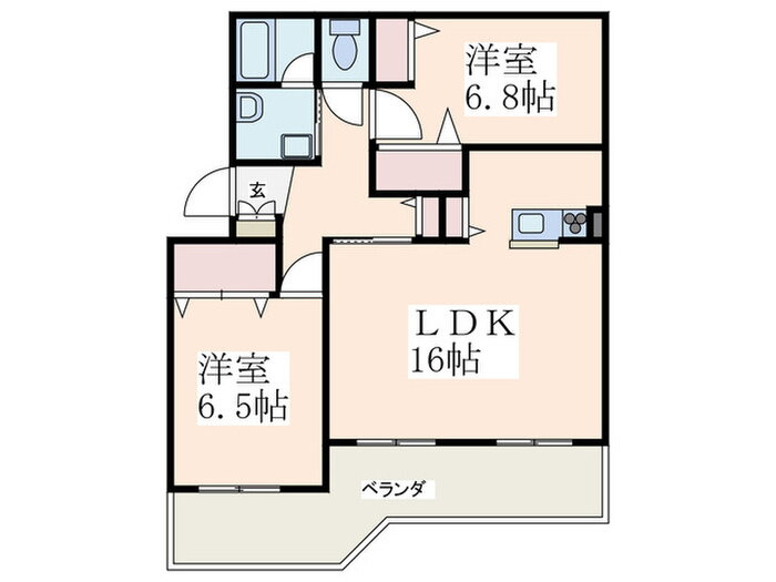 神奈川県横浜市青葉区藤が丘２ 藤が丘駅 2LDK マンション 賃貸物件詳細