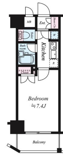 東京都品川区西五反田１ 五反田駅 1K マンション 賃貸物件詳細