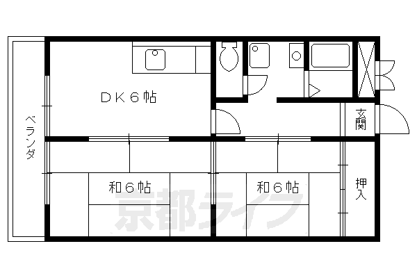 京都府京都市北区西賀茂柿ノ木町 北山駅 2DK マンション 賃貸物件詳細