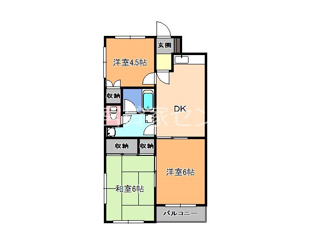 ナカムラハイツ 3階 3DK 賃貸物件詳細