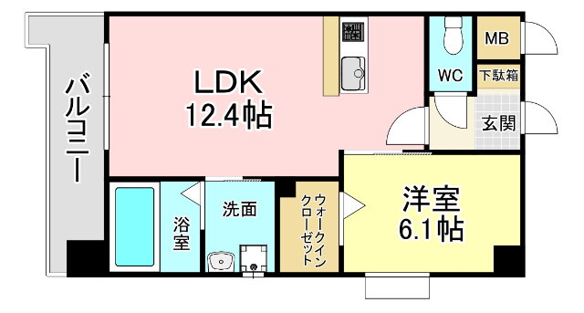 福岡県北九州市門司区社ノ木１ 門司駅 1LDK マンション 賃貸物件詳細