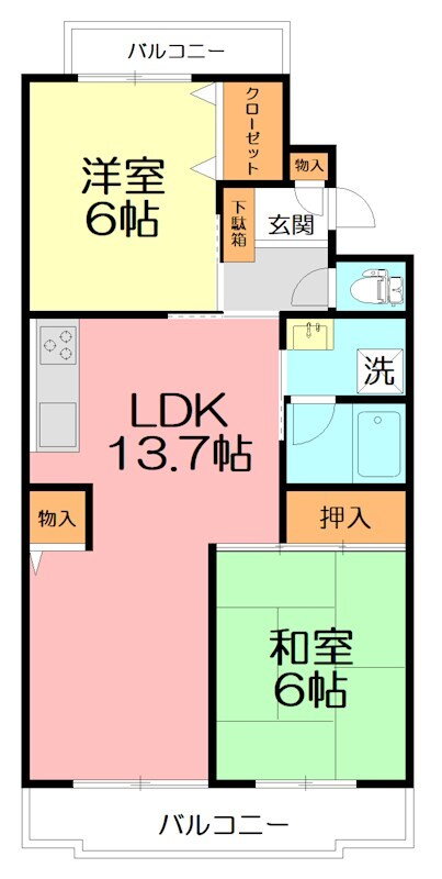 神奈川県横浜市泉区緑園１ 緑園都市駅 2LDK マンション 賃貸物件詳細