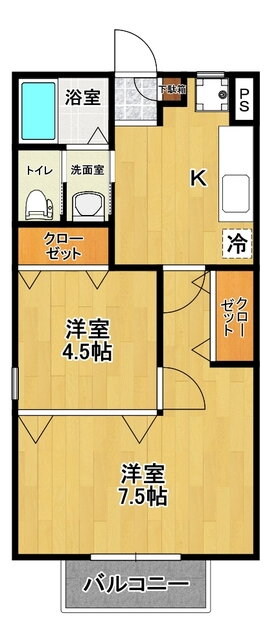 福島県郡山市富久山町久保田字石堂 郡山駅 2K アパート 賃貸物件詳細