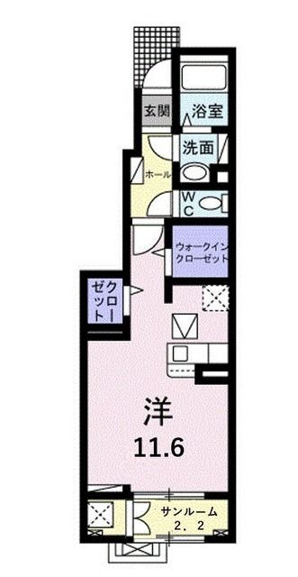 グラン　ソレイユ 1階 ワンルーム 賃貸物件詳細