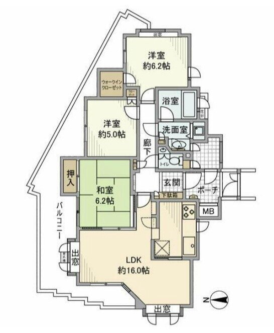 東京都世田谷区代田１ 世田谷代田駅 3LDK マンション 賃貸物件詳細
