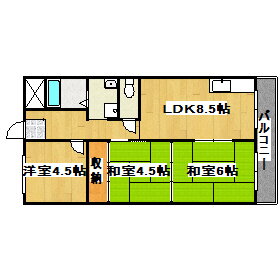 兵庫県明石市魚住町西岡 魚住駅 3LDK マンション 賃貸物件詳細