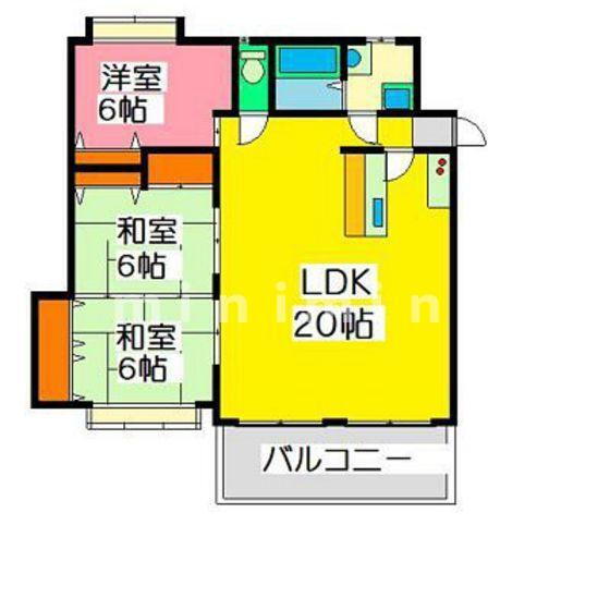 ロビアン寿 2階 3LDK 賃貸物件詳細