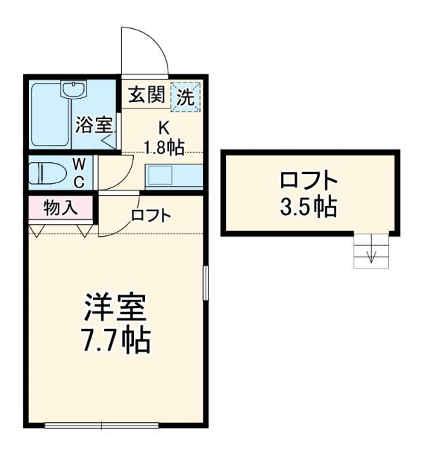 神奈川県横浜市西区藤棚町２ 西横浜駅 1K アパート 賃貸物件詳細