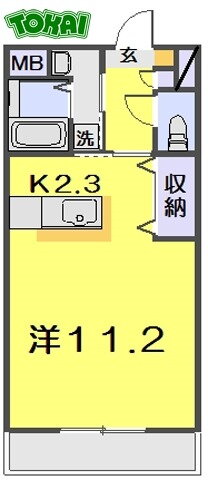 Ｈｙｄｅ　Ｐａｒｋ 1階 1K 賃貸物件詳細