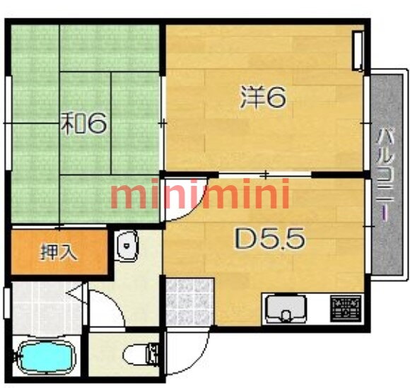 大阪府高槻市西真上２ 高槻駅 2DK アパート 賃貸物件詳細